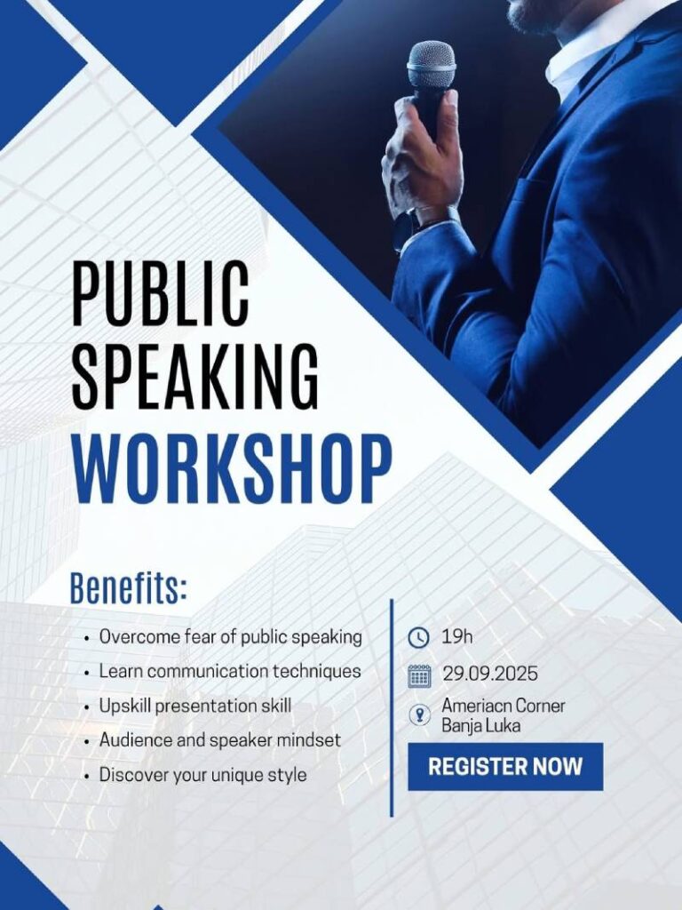 Public speaking workshop