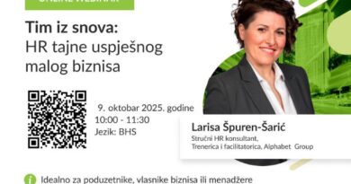 Webinar "Tim iz snova: HR tajne uspješnog malog biznisa?"