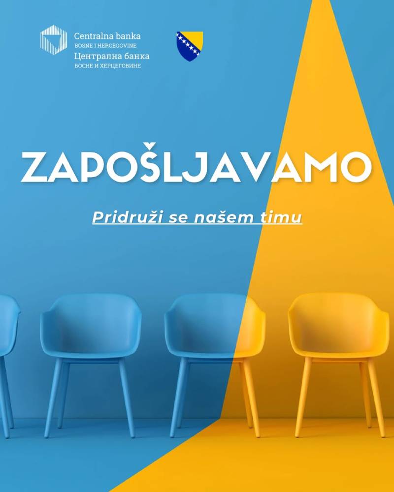 Centralna banka BiH zapošljava