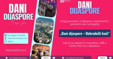 DANI DIJASPORE - DOBRODOŠLI KUĆI