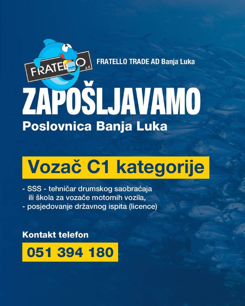 Fratello Trade zapošljava