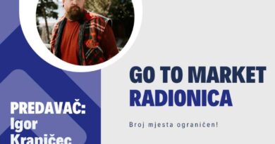 Go-To-Market radionica i mentorske sesije za startape