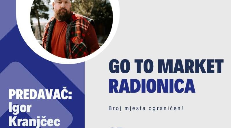 Go-To-Market radionica i mentorske sesije za startape