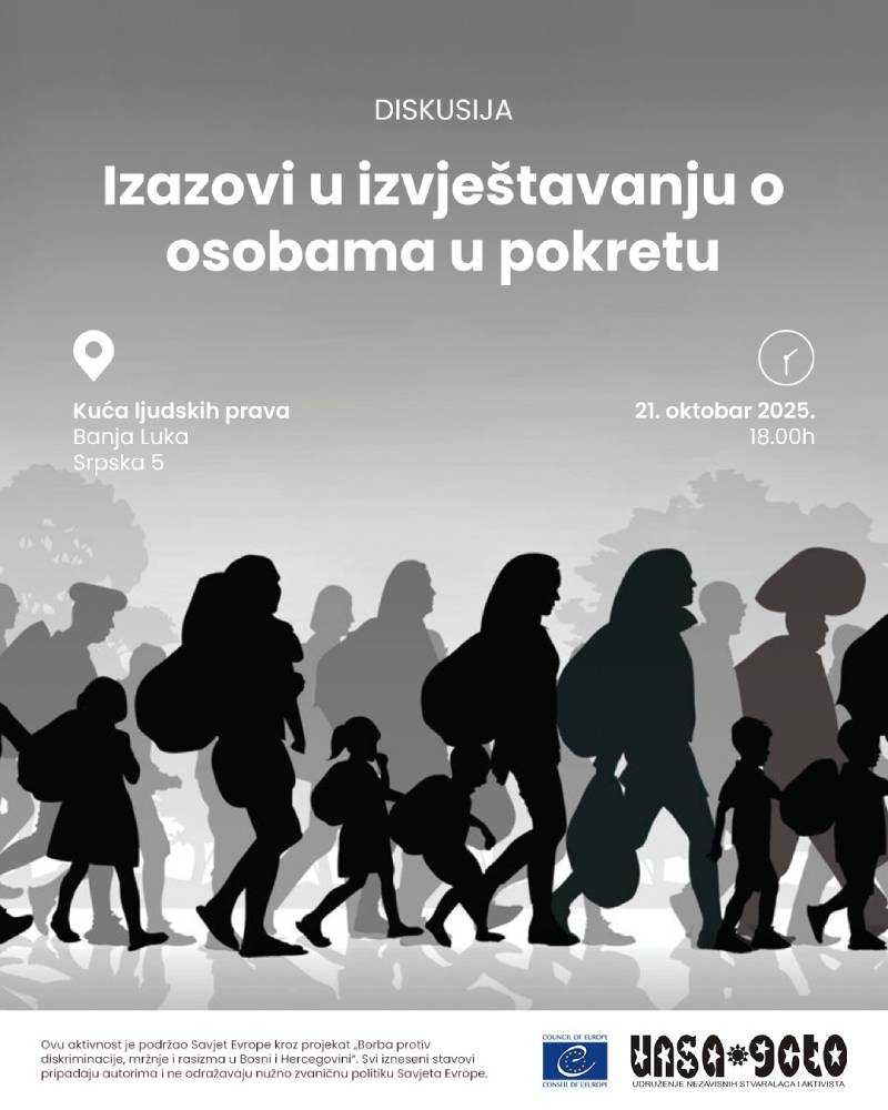 Diskusija: Izazovi u izvještavanju o osobama u pokretu