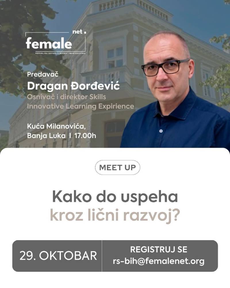 MEET-UP: “ Kako do uspjeha kroz lični razvoj”