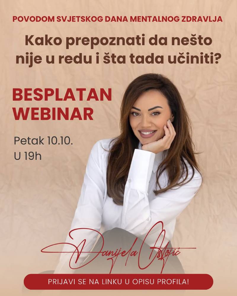 Besplatan webinar: Kako prepoznati da nešto nije u redu i šta tada učiniti