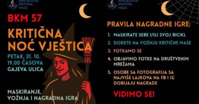 Banjalučka Kritična Masa: Kritična Noć vještica
