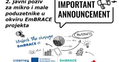 Objavljen 2. javni poziv za mikro i male preduzetnike u okviru EmBRACE projekta