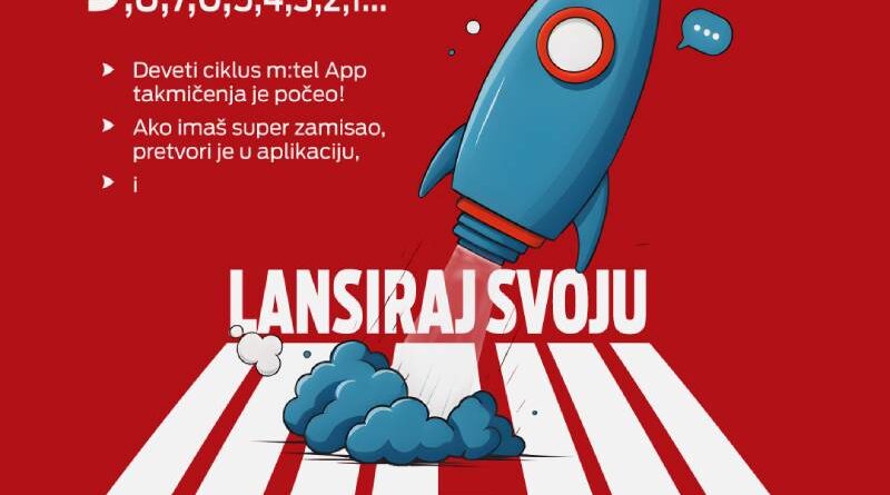 Otvorene prijave za deveti ciklus m:tel App takmičenja