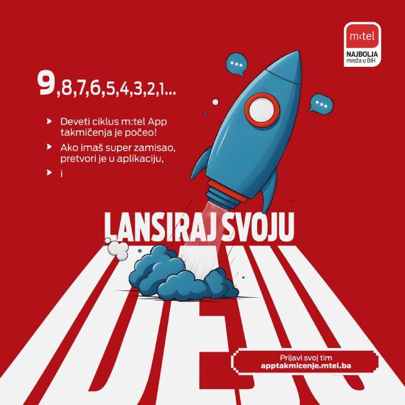 Otvorene prijave za deveti ciklus m:tel App takmičenja