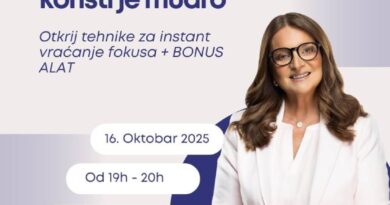 Besplatni webinar “Pažnja je nova moć – koristi je mudro”