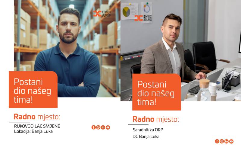 X express zapošljava