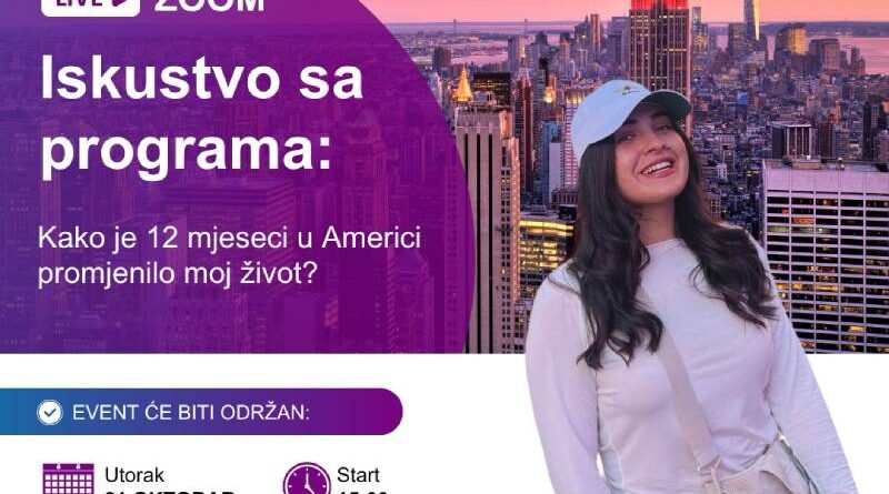 Online prezentacija prestižnog programa "Internship/Trainee USA"