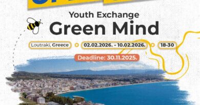 Open Call for Youth Exchange “Green Mind” in Loutraki, Greece