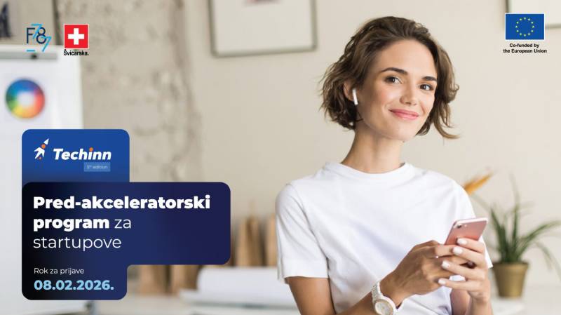 Ako imaš tech ideju, ali ne i jasan biznis put, TechInn je program za tebe!