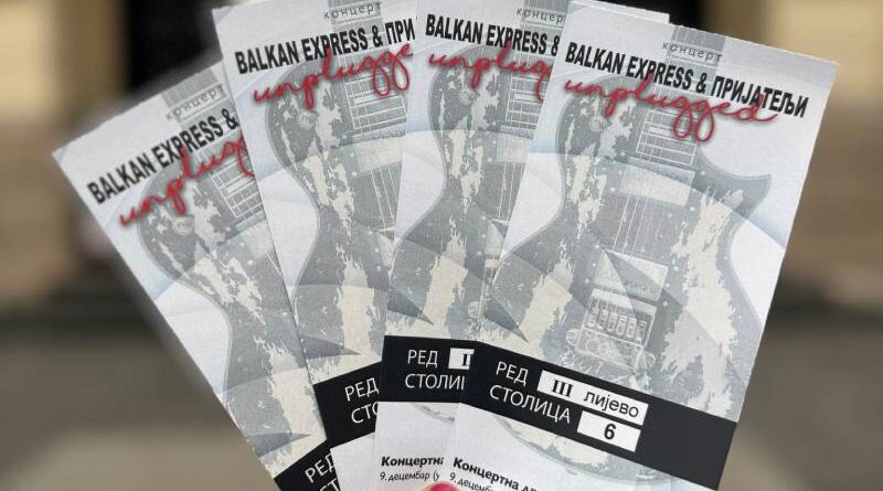 Banski dvor: Koncert kultnog rok sastava BALKAN EXPRESS 9. decembra