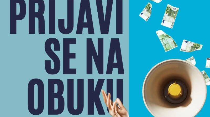 Besplatna obuka o izradi projektnih prijedloga za organizacije civilnog društva u BiH