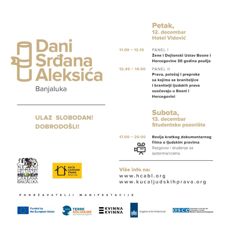 „Dani Srđana Aleksića“