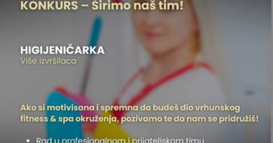 Fitness Centar 4Life zapošljava