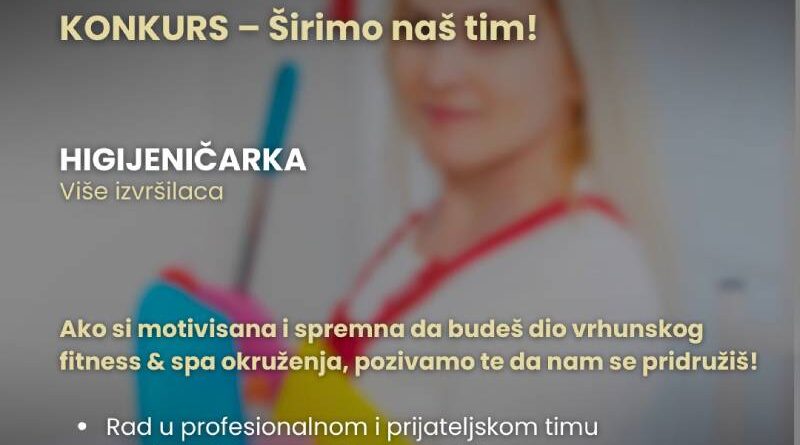 Fitness Centar 4Life zapošljava