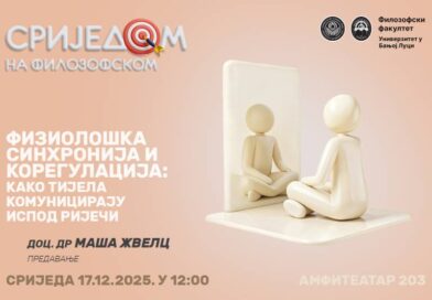 Najava predavanja | Fiziološka sinhronija i koregulacija: Kako tijela komuniciraju ispod riječi