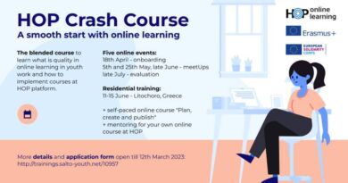 HOP CRASH COURSE for trainers and facilitators of online learning