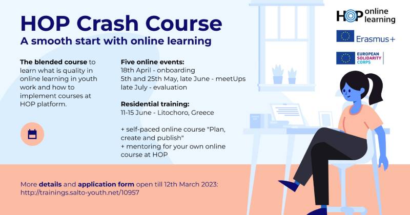 HOP CRASH COURSE for trainers and facilitators of online learning
