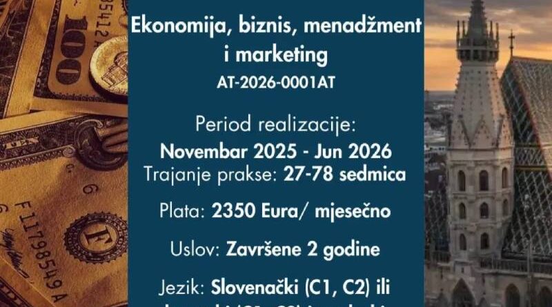 Nova IAESTE plaćena praksa u Austriji