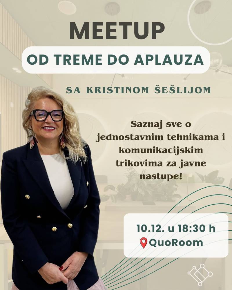 OD TREME DO APLAUZA – meetup u Quo Roomu