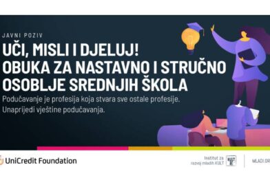 Od učionice do zajednice: Otvoren poziv za Uči, Misli i Djeluj! obuku za nastavno i stručno osoblje srednjih škola