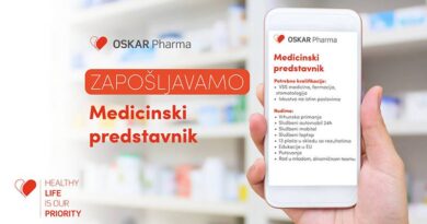 Oskar Pharma zapošljava