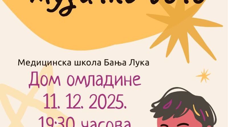 Poetsko-muzičko veče učenika Medicinske škole