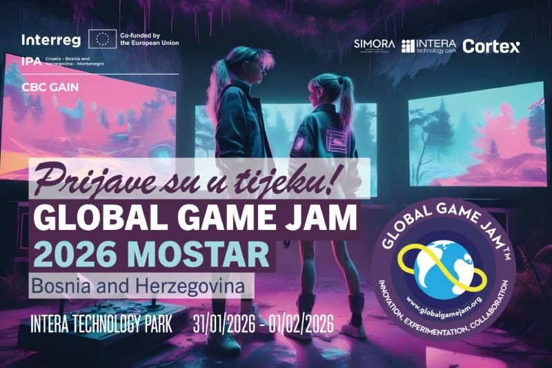 Prijave su u toku: Global Game Jam 2026 stiže u Mostar!