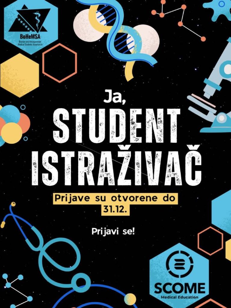 Prijave za ‘’Ja, student istraživač’’ su zvanično otvorene!