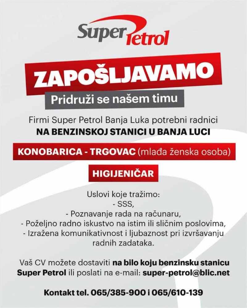 Super Petro zapošljava