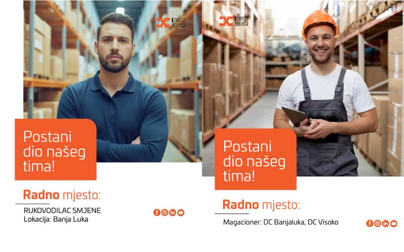 X express zapošljava