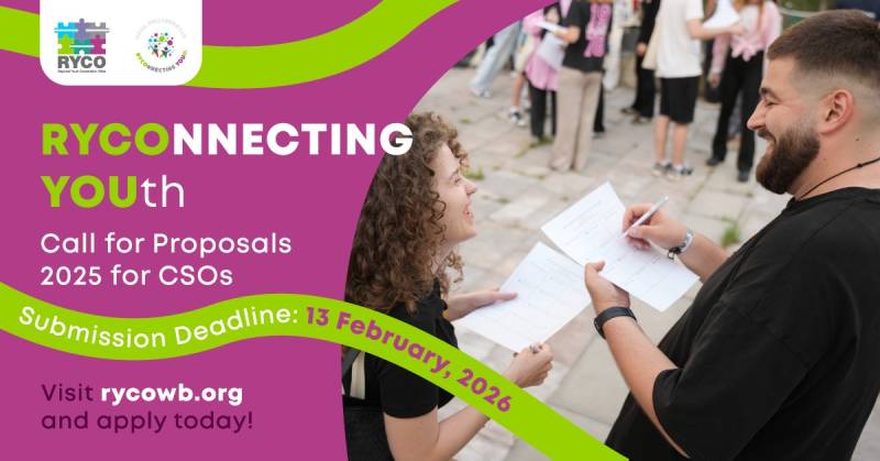 7th RYCOnnecting Youth Open Call is OPEN!