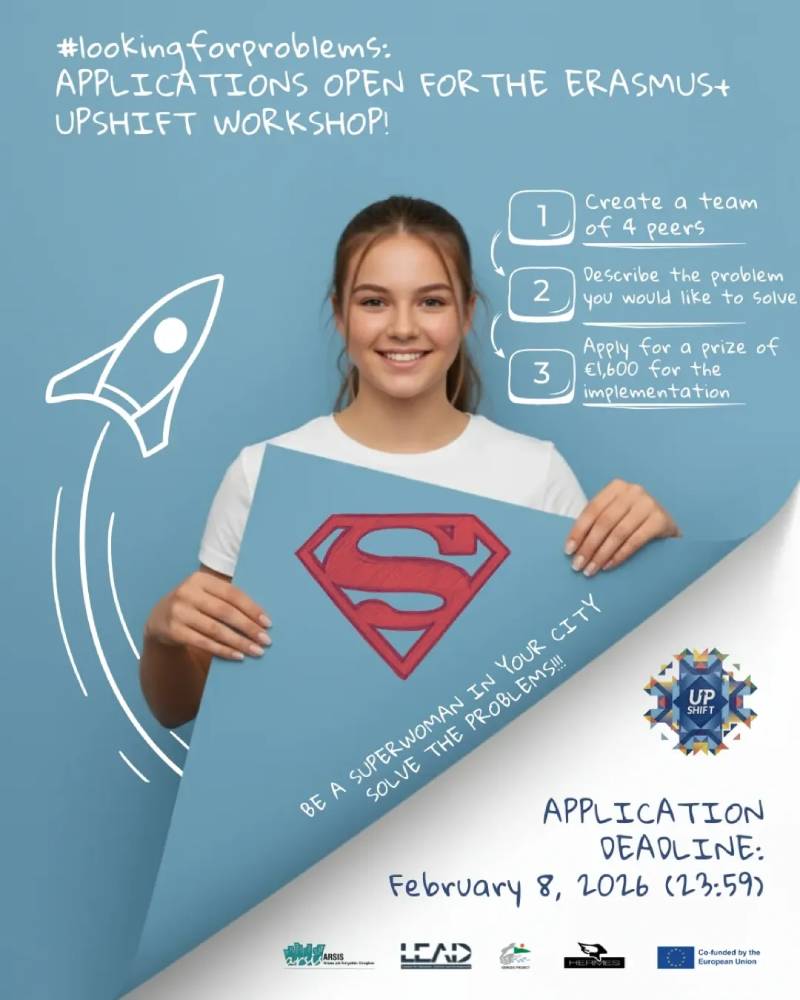 Applications are OPEN for the UPSHIFT ERASMUS+ Workshop!