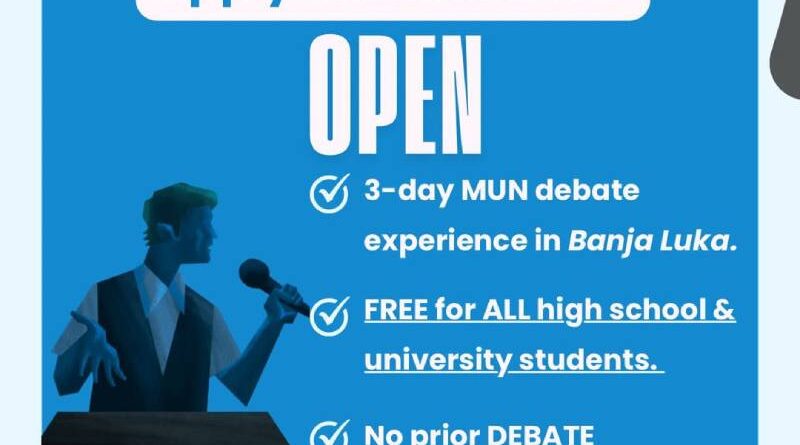Banja Luka International MUN: Delegate applications open now