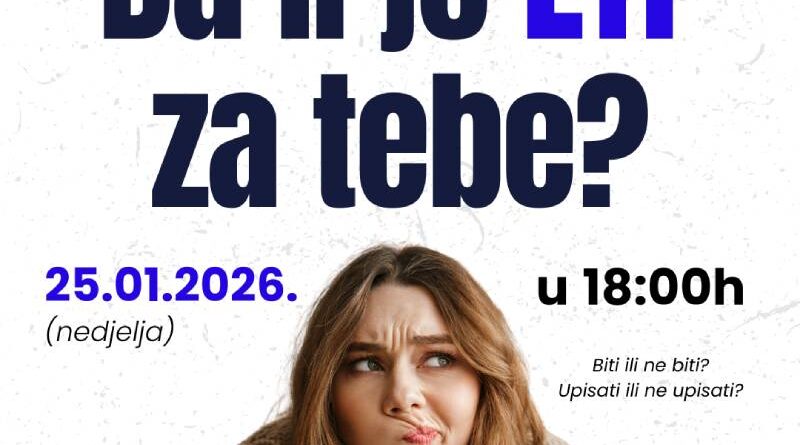 Da li je ETF pravi izbor za tebe? Besplatna online info sesija za maturante koji žele donijeti pametnu odluku