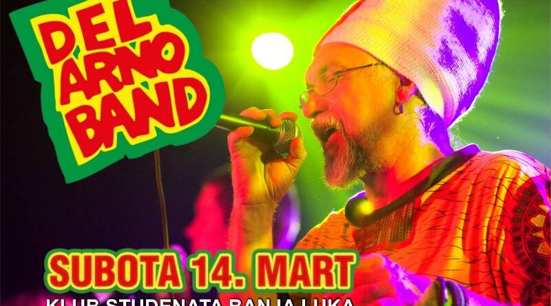 Del Arno Band nastupa u Klubu studenata Banjaluka 14. marta
