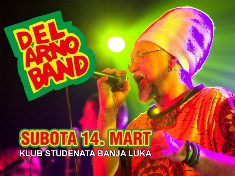 Del Arno Band nastupa u Klubu studenata Banjaluka 14. marta