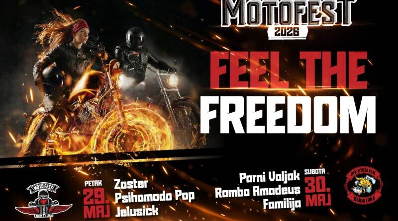 Moto Fest Banjaluka 2026 – Dva dana vrhunskog rokenrola na tvrđavi Kastel!