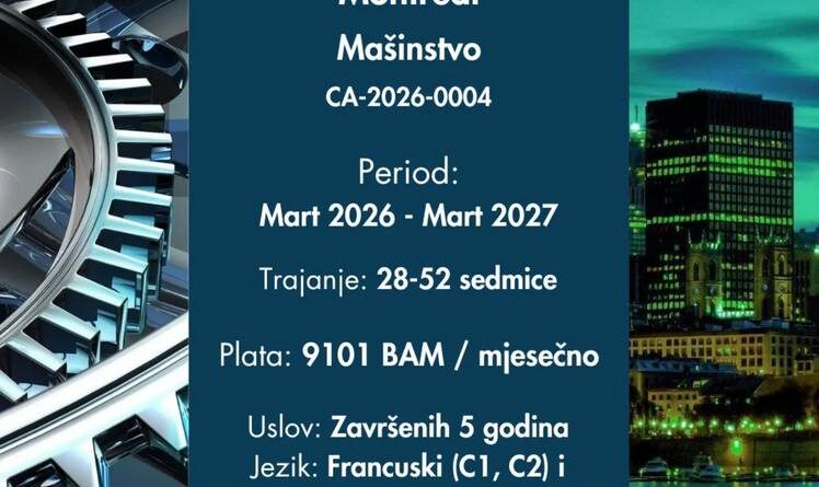 Ne propustite priliku za praksu u Kanadi