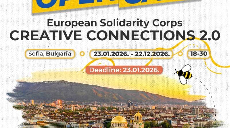 Open Call for ESC “CREATIVE CONNECTIONS 2.0” in Sofia, Bulgaria