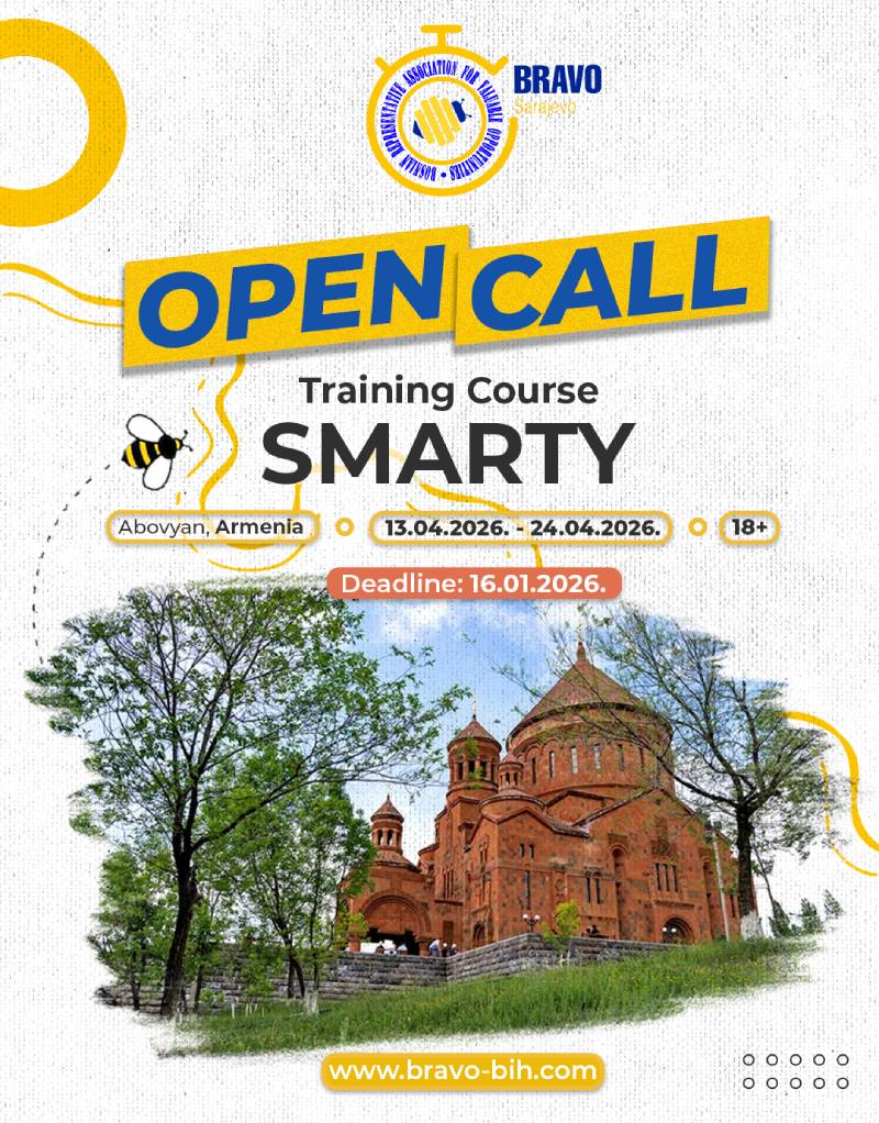 Open Call for Training Course “SMARTY” in Abovyan, Armenia