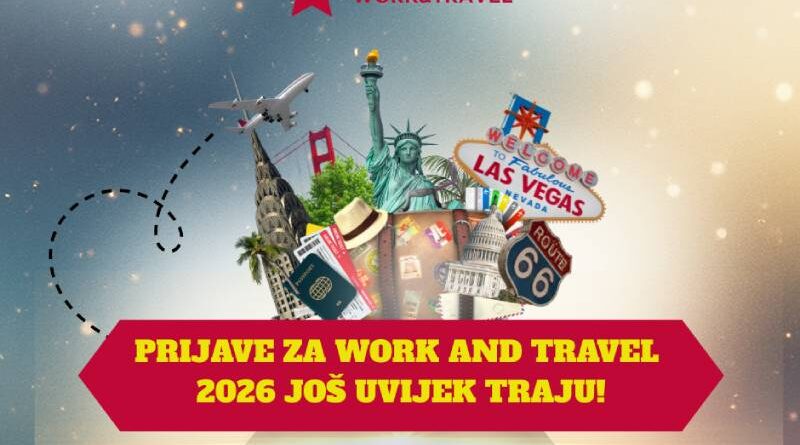 Poziv za mlade za putovanje i rad u Americi (Work and Travel USA 2026)