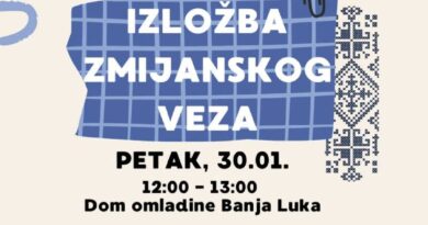 Izložba zmijanskog veza