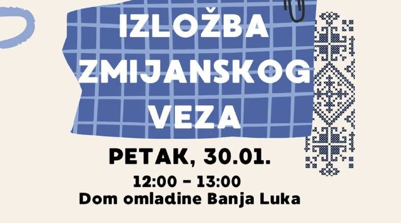 Izložba zmijanskog veza