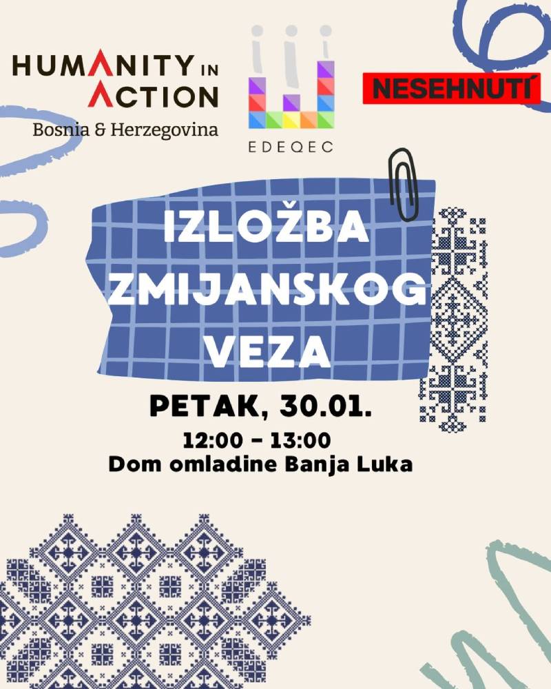 Izložba zmijanskog veza